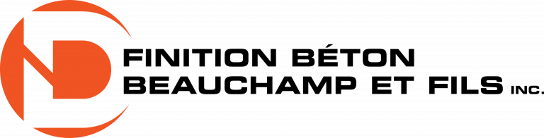 Logo Finition de béton D. Beauchamp et fils - Noir