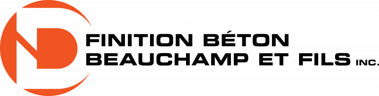Logo Finition de béton D. Beauchamp et fils - Noir